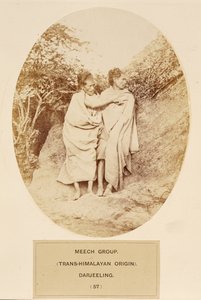 Meech Gruppe (trans-himalayischer Ursprung), Darjeeling, aus Die Völker Indiens, von J. Forbes Watson, veröffentlicht 1868